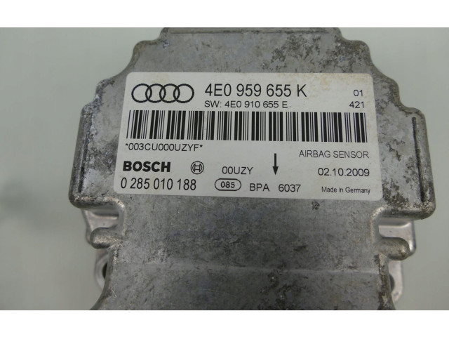 Блок подушек безопасности 4E0959655K   Audi A8 S8 D3 4E