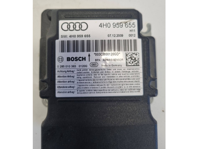 Блок подушек безопасности 4H0959655, 0285010363   Audi A8 S8 D4 4H
