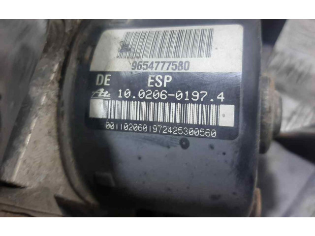 Jednotka ABS 9654777580   Peugeot 207 CC 