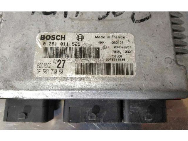 Блок управления двигателем ECU 9658373080   Peugeot 206+