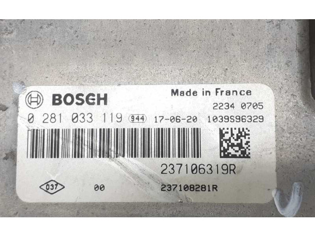 Řídící jednotka 237108281R, 237106319R   Renault Clio IV 2017