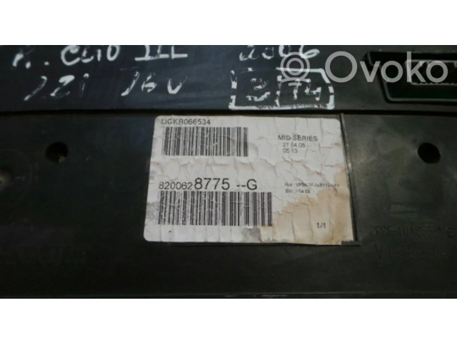 Přístrojová deska  Renault Clio III 2007 8200628775-G  