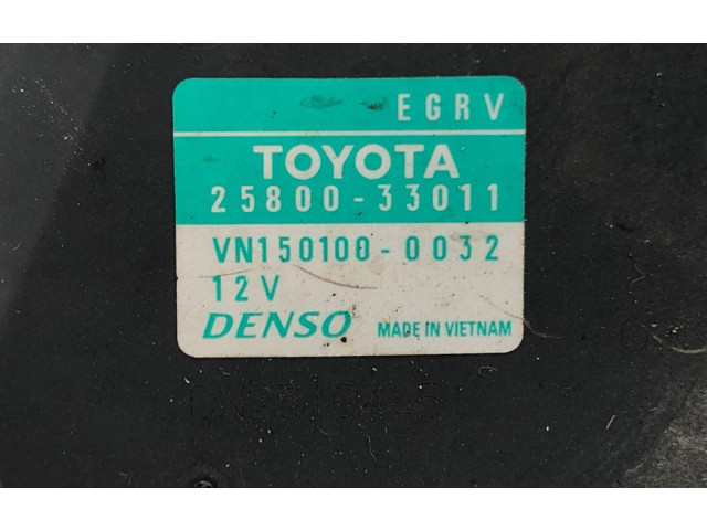 Клапан EGR 25800-33011   Toyota Yaris