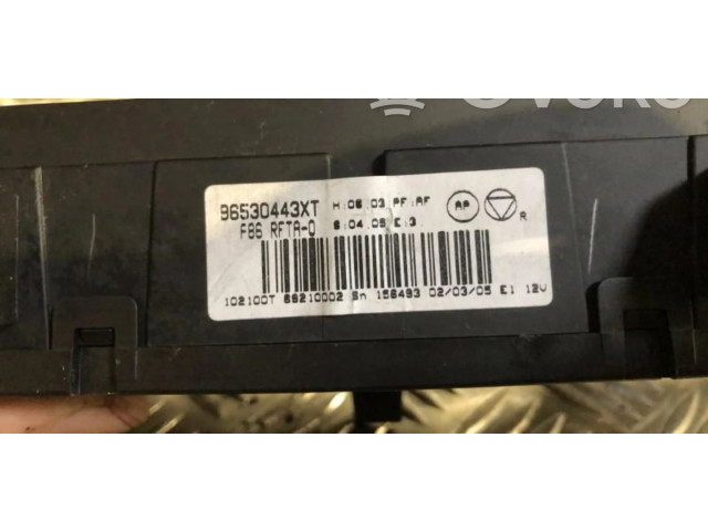 Блок управления климат-контролем 96530443XT   Peugeot 1007