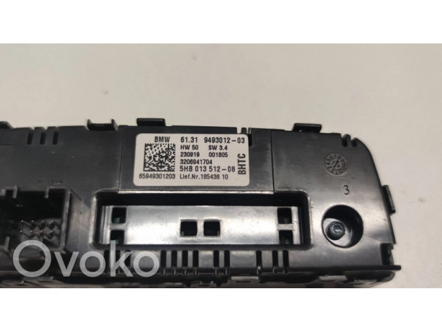 Блок управления климат-контролем 65949301203, 3206941704   BMW 6 F12 F13