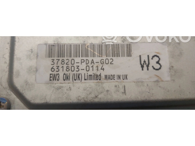 Řídící jednotka 37820PDAG02, 6318030114   Honda Accord 2000