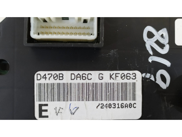 Панель приборов D09M55430, DA6CGKF063   Chevrolet Aveo       