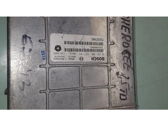 Блок управления двигателя 0281001437, P56028704AD   Jeep Grand Cherokee
