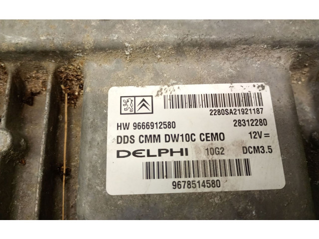 Řídící jednotka 9666912580, 28312280DELPHI   Fiat Scudo 2012