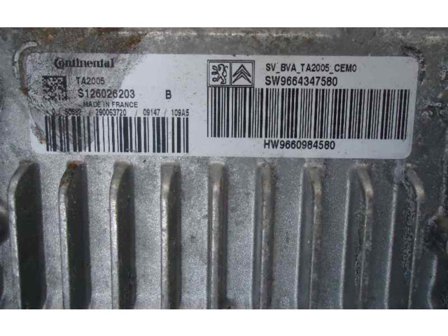 Блок управления коробкой передач SW9664347580   Peugeot 406