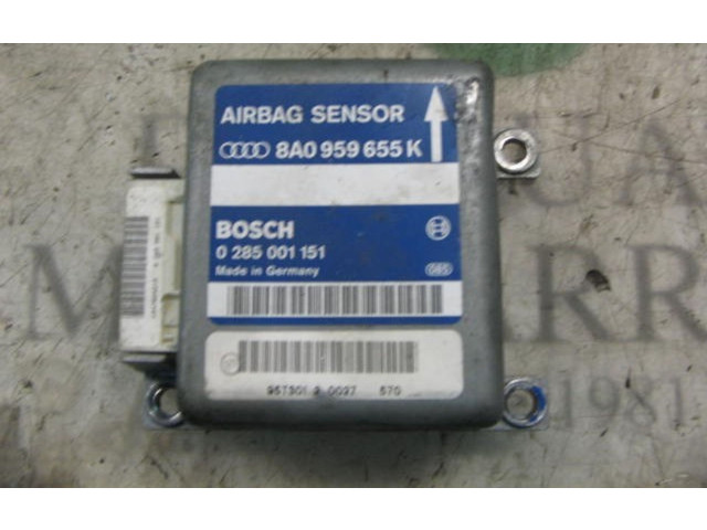 Блок подушек безопасности 8A0959655K, 0285001151   Audi A8 S8 D2 4D