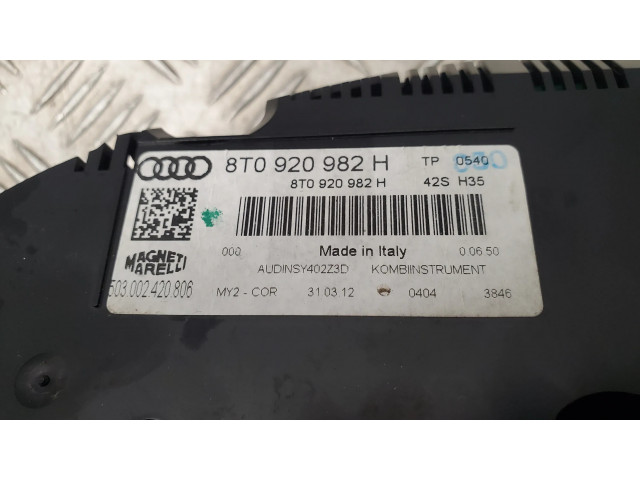 Панель приборов 8T0920982H   Audi S5 Facelift       