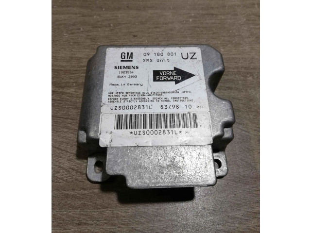 Блок подушек безопасности 09180801   Opel Vectra B