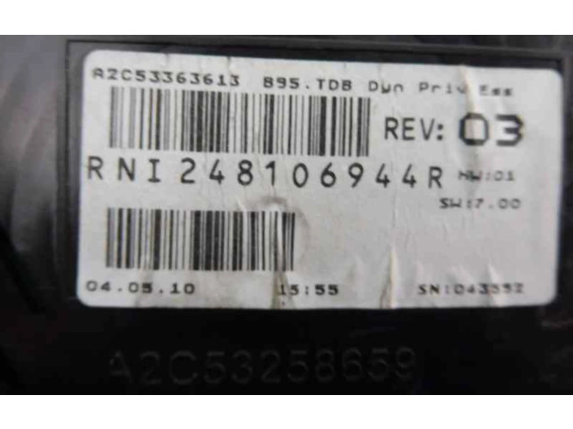 Přístrojová deska  Peugeot 607 2005 248106944R, A2C53363613  
