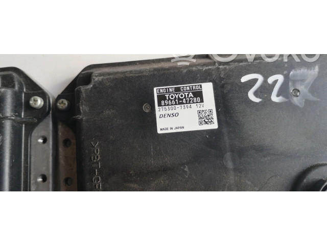 Řídící jednotka 89661--47280, 89661-47280 275300-7394   Toyota Prius (XW10) 2000