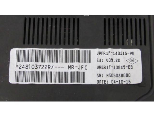 Přístrojová deska  Renault Espace V (RFC) 2017 P248103722R, NS05038080  