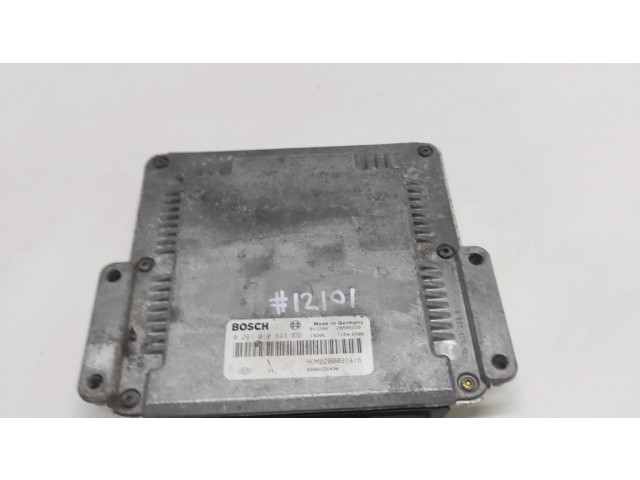 Блок управления двигателя 0281010843, 8200166496   Renault Vel Satis