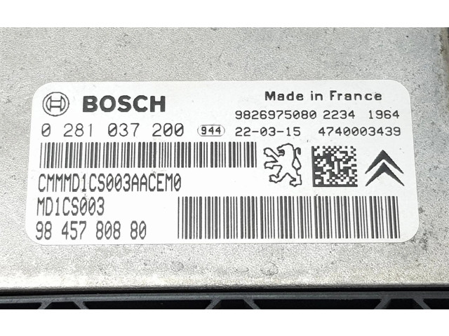 Řídící jednotka 9845780880, 9845780880   Peugeot Expert 2022