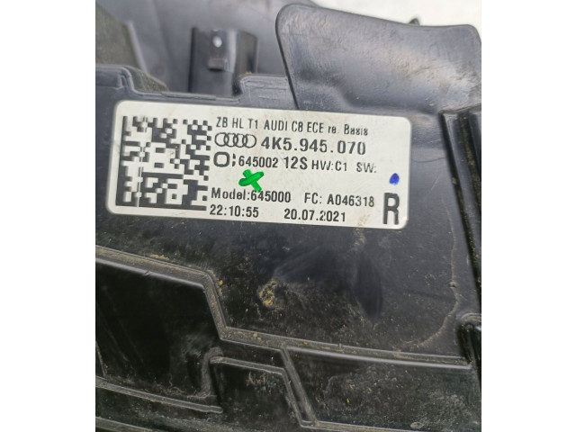 Volant Audi A6 S6 C8 4K 2019 4K5945070, 4K5945070  
