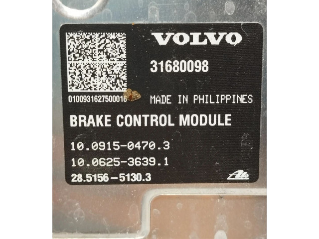 Блок управления АБС 31680098, 31680101   Volvo S90, V90