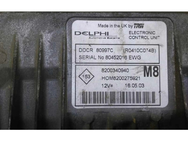 Řídící jednotka 8200275921   Nissan Micra 