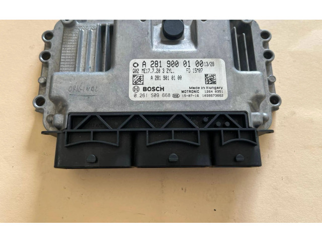 Řídící jednotka A2819000100, A2819010100   Smart ForFour II W453 2015