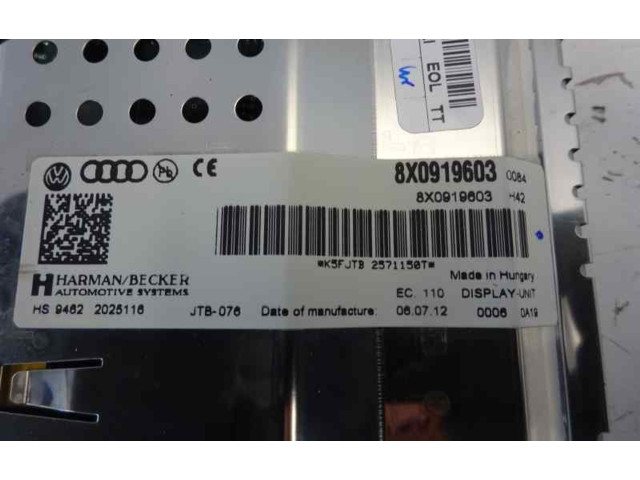 Дисплей    8X0919603   Audi A1