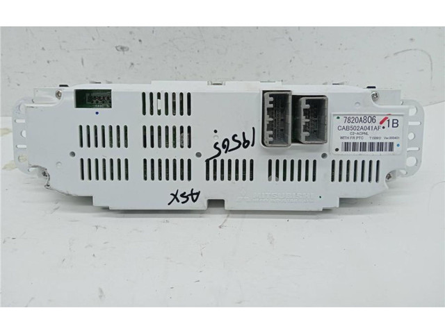 Блок управления климат-контролем 7820A806, 0070010   Mitsubishi ASX