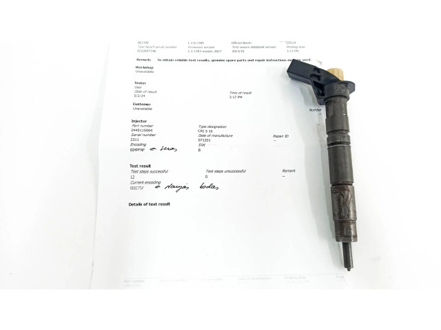 Форсунка A6420701387, 071201    Mercedes-Benz R W251 для дизельного двигателя 642950 3