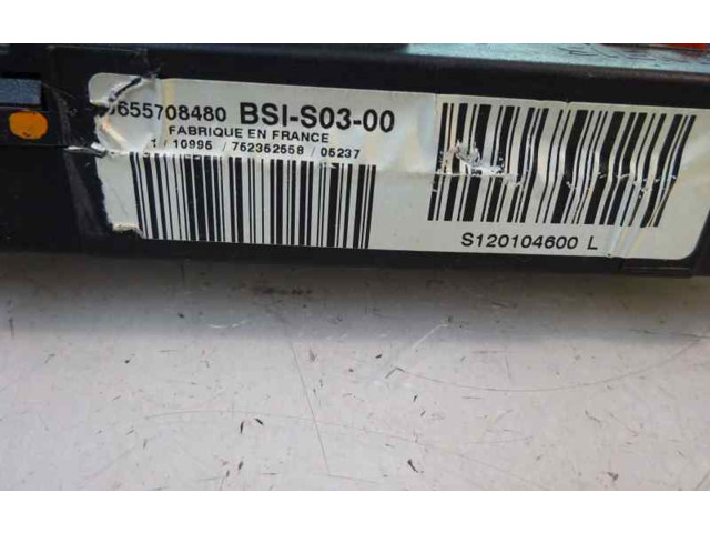 Pojistková skříňka Řídící jednotka BSM 9655708480   Peugeot 407 2005