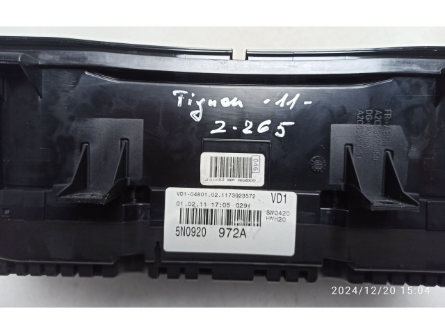 Панель приборов 5N0920972A   Volkswagen Tiguan       