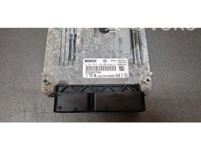Řídící jednotka 0281012148, 55202700   Fiat Croma 2009