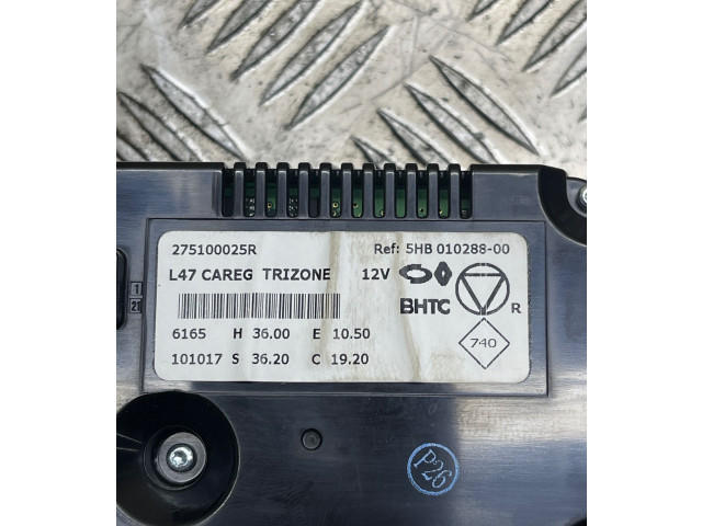 Блок управления климат-контролем 275100025R, 5HB01028800   Renault Latitude (L70)