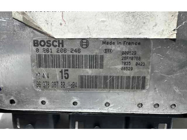 Řídící jednotka 9637838780, 0261206246   Peugeot 106 1996