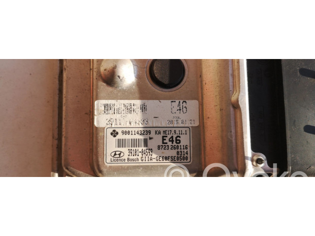 Řídící jednotka 39101-04593--, 9001143239 39101-04593 39   Hyundai Santa Fe 2001