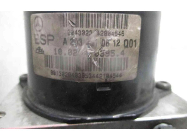Блок АБС A2034310812, A2034310812   Mercedes-Benz  C W203  2000 - 2007 года