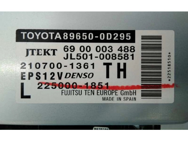 Блок управления 896500D295, 6900003488   Toyota Yaris