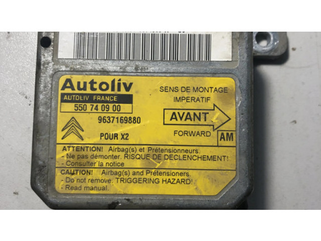 Блок подушек безопасности 550740900, 9633504380   Citroen Xantia