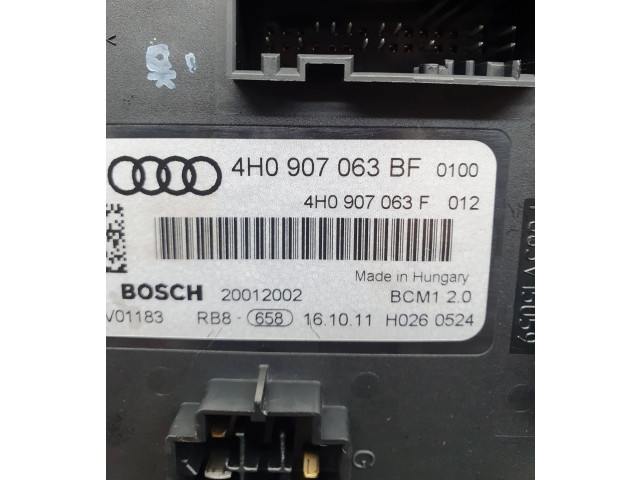 Блок комфорта 4H0907063BF, 4H0907063F   Audi A6 S6 C7 4G   