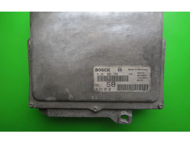 Řídící jednotka 9631528780, 0261204788   Peugeot 106 1999