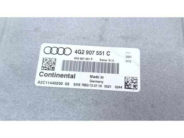 Блок управления двигателя 4G2907551C   Audi A6 S6 C7 4G