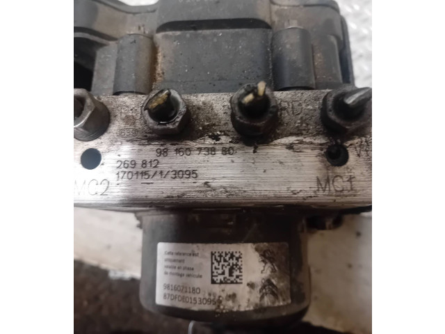 Jednotka ABS 9816071180, 87DDEE0153095   Peugeot 308 2016