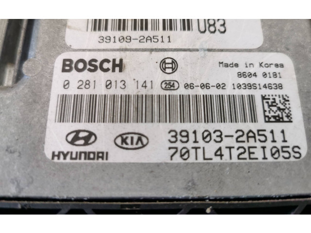 Блок управления двигателя 391092A511, 391032A511   Hyundai Getz