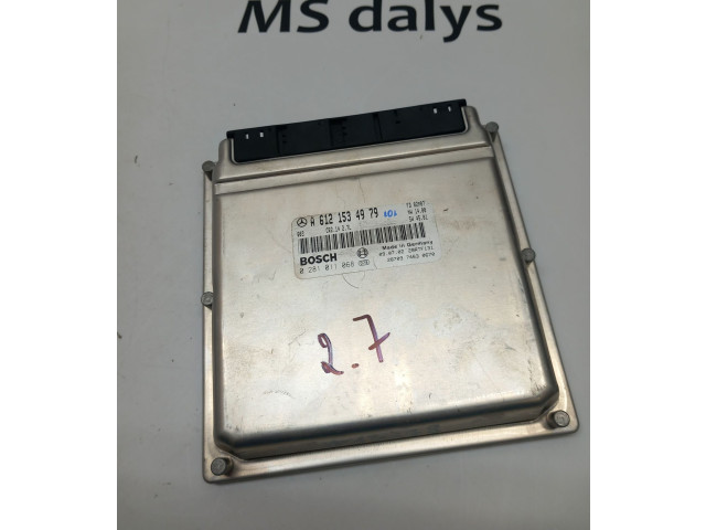 Řídící jednotka A6121534979, 6121534979   Mercedes-Benz CLK A209 C209 2004
