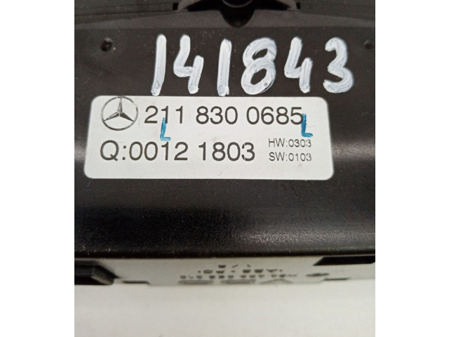 Блок управления климат-контролем 2118300685, 00121803   Mercedes-Benz E W211