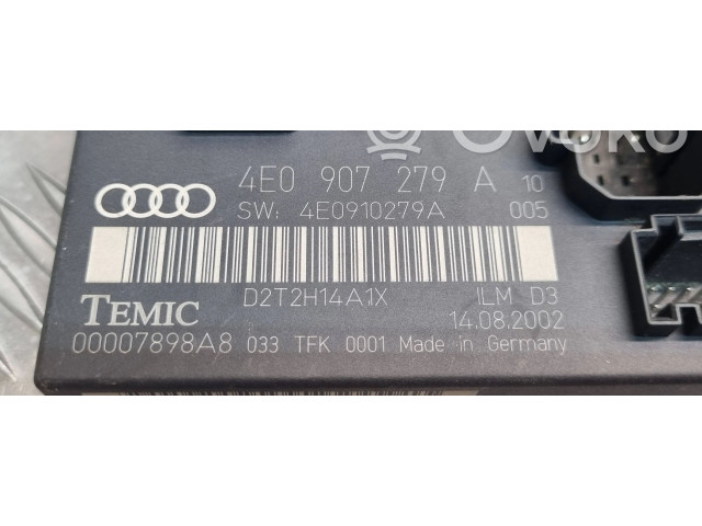 Блок комфорта 4E0907279A, 4E0910279A   Audi A8 S8 D3 4E   