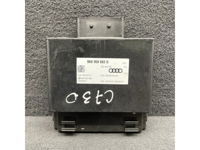 Блок управления 8K0959663D, 8K0959663   Audi A6 S6 C7 4G