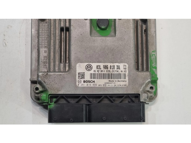 Блок управления двигателя 03L906018DQ, 0281016899   Volkswagen Touran II