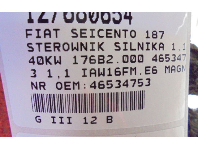Volant Fiat Seicento/600 2004 46534753, 46534753  
