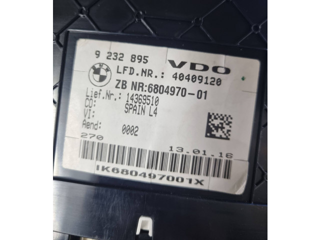 Панель приборов 9232895, 40409120   BMW 4 F36 Gran coupe       